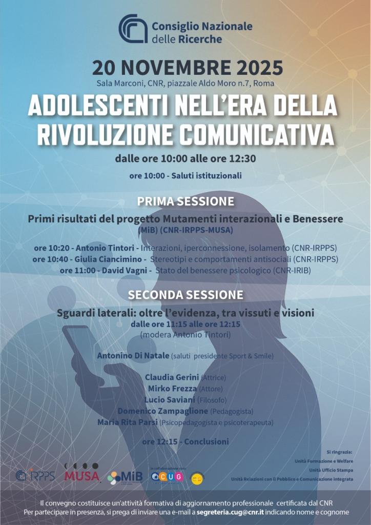 ADOLESCENTI NELL’ERA DELLA RIVOLUZIONE COMUNICATIVA